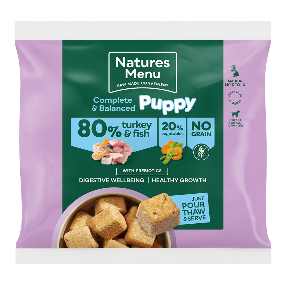 Natures menu dog cheap food frozen