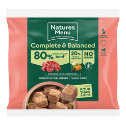 Complete Balanced Raw Dog Food Natures Menu